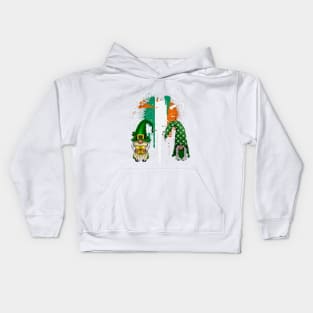 Gnomes st. Patricks day Kids Hoodie